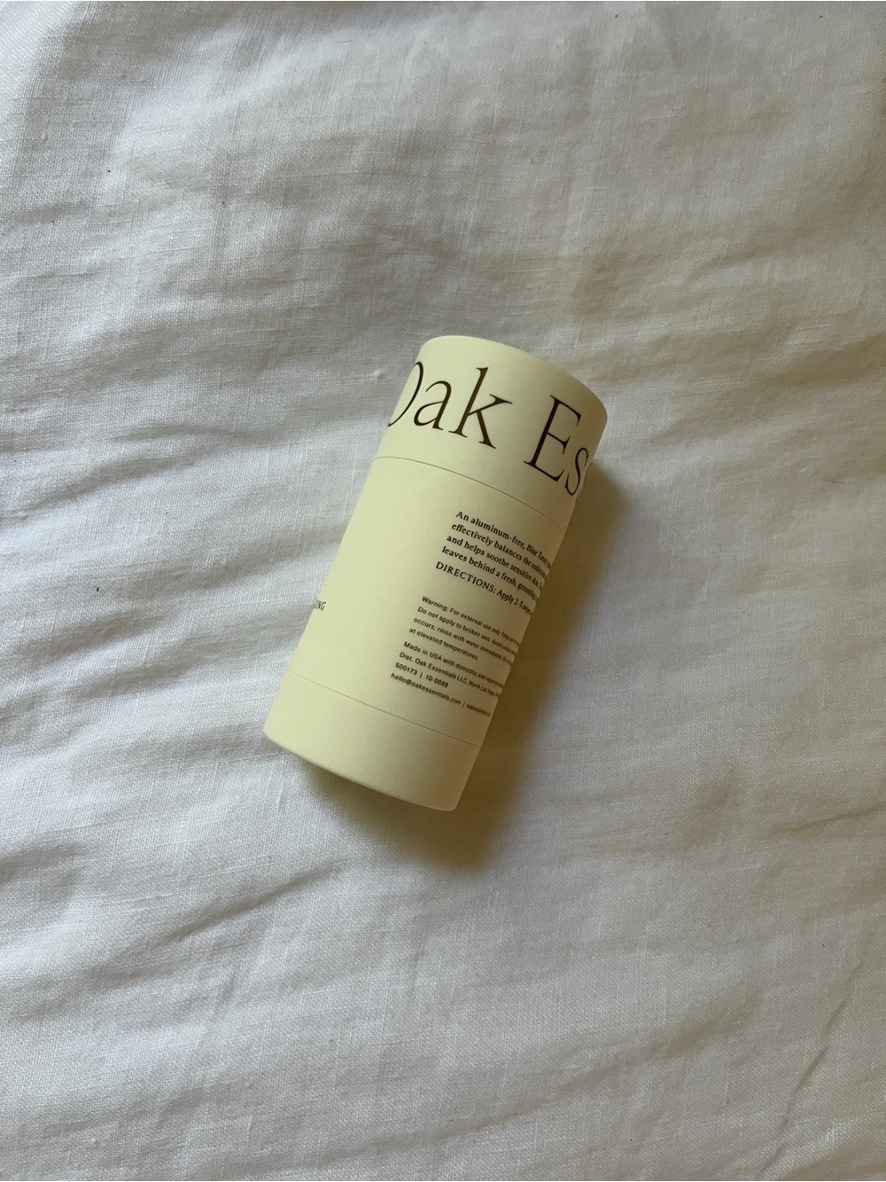 Oak Essentials Microbiome Balancing Deodorant - Blue Tansy - Picture 2 of 5